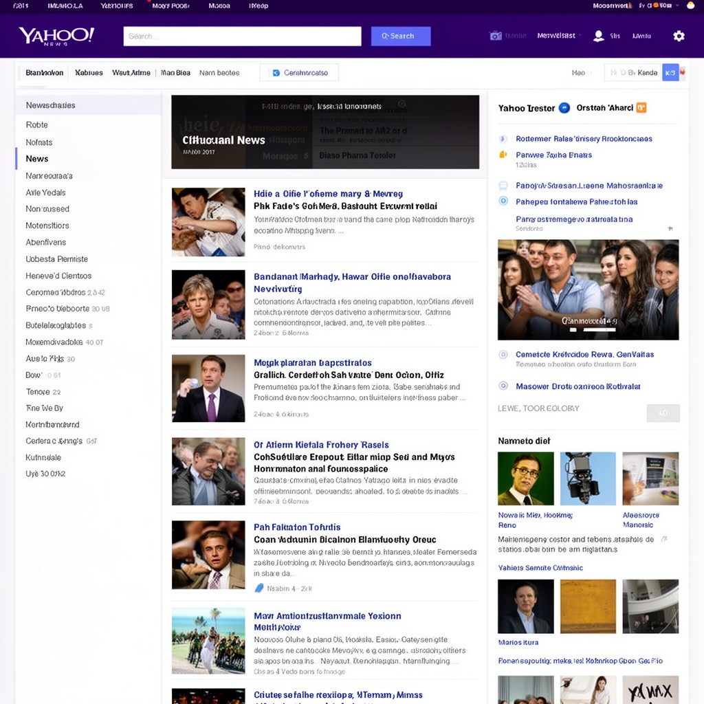 AI-generated illustration of Yahoo News