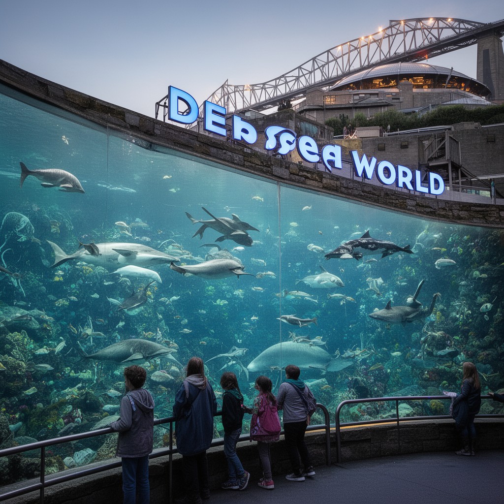 AI-generated illustration of Deep Sea World