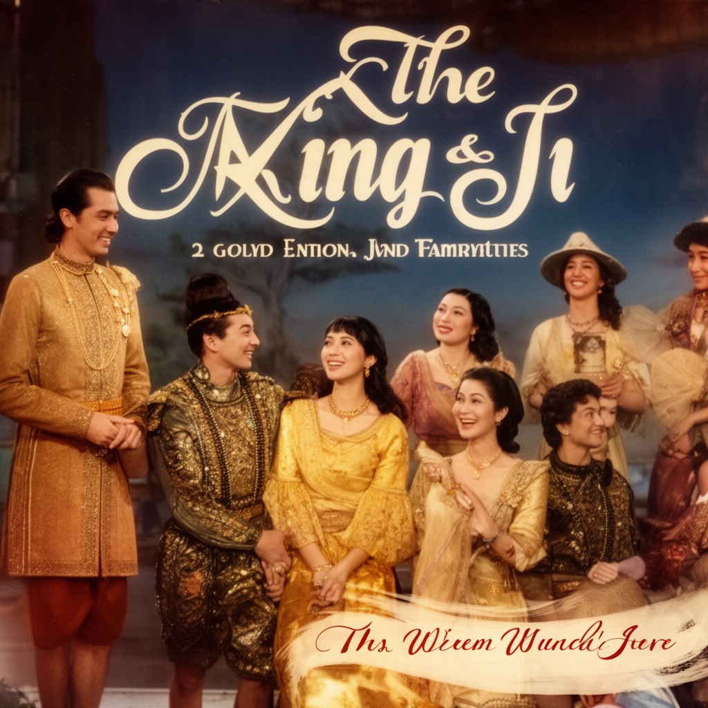 AI-generated illustration of The King and I