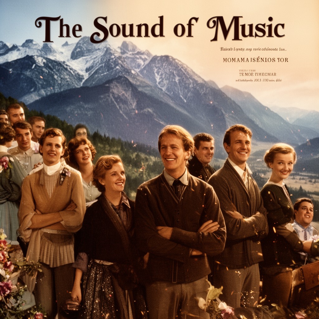 AI-generated illustration of The Sound of Music
