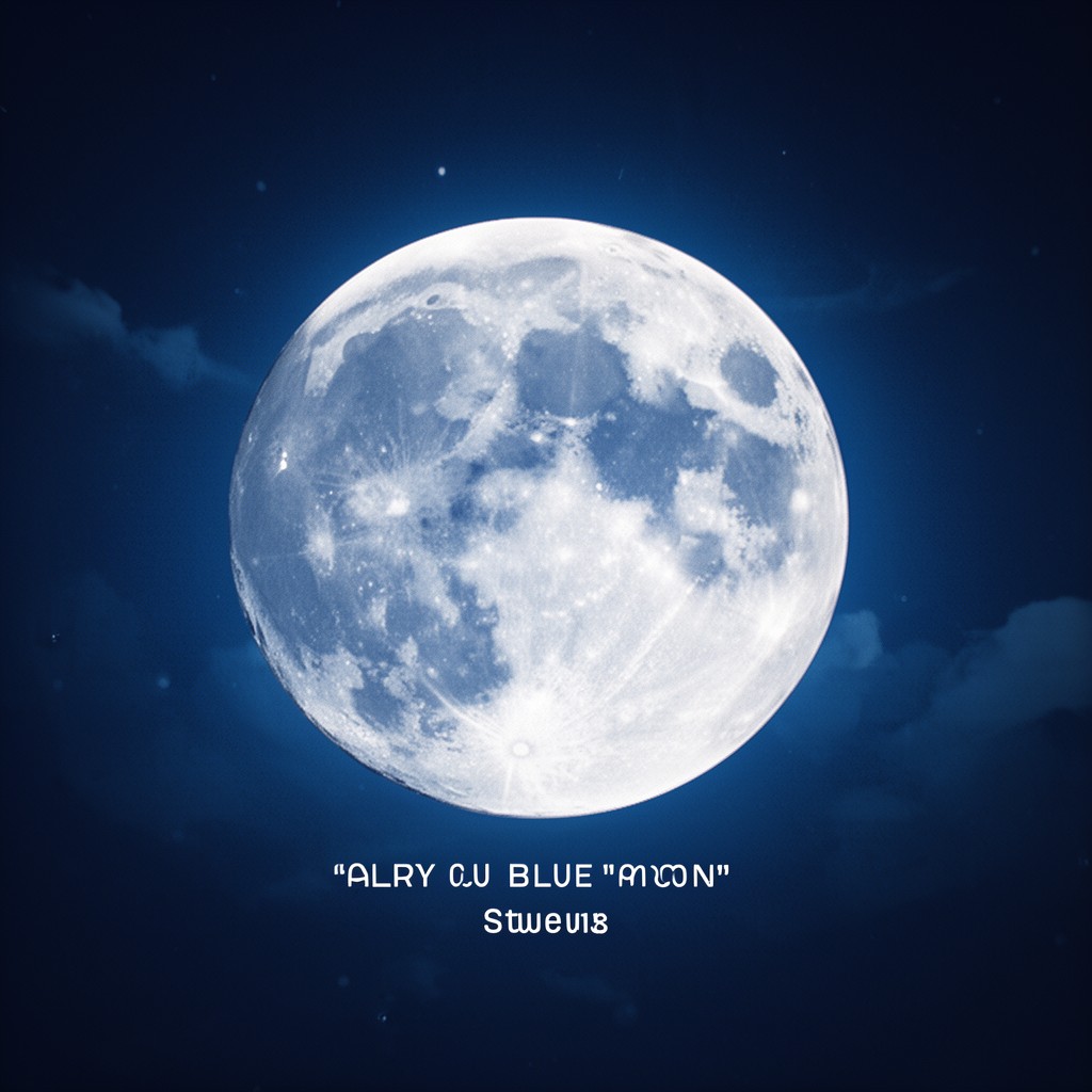 AI-generated illustration of Blue Moon