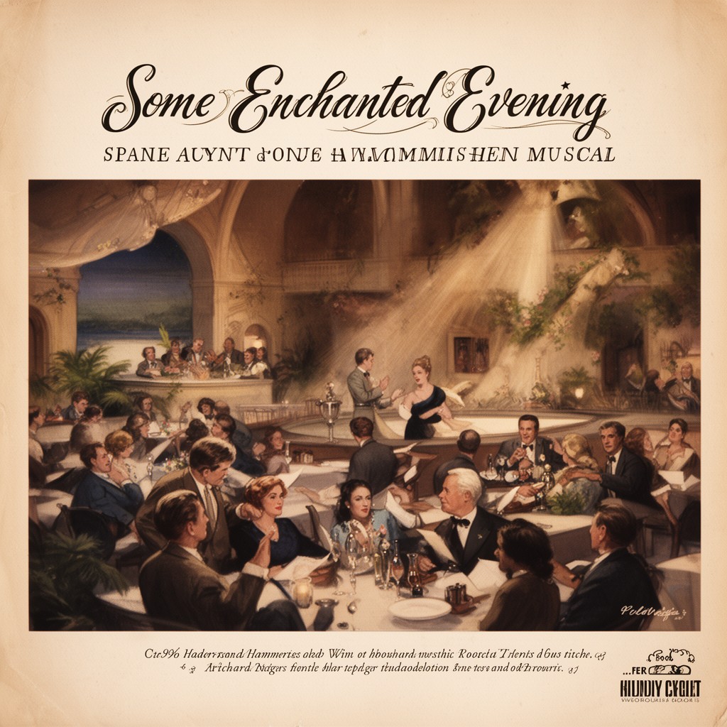 AI-generated illustration of Some Enchanted Evening