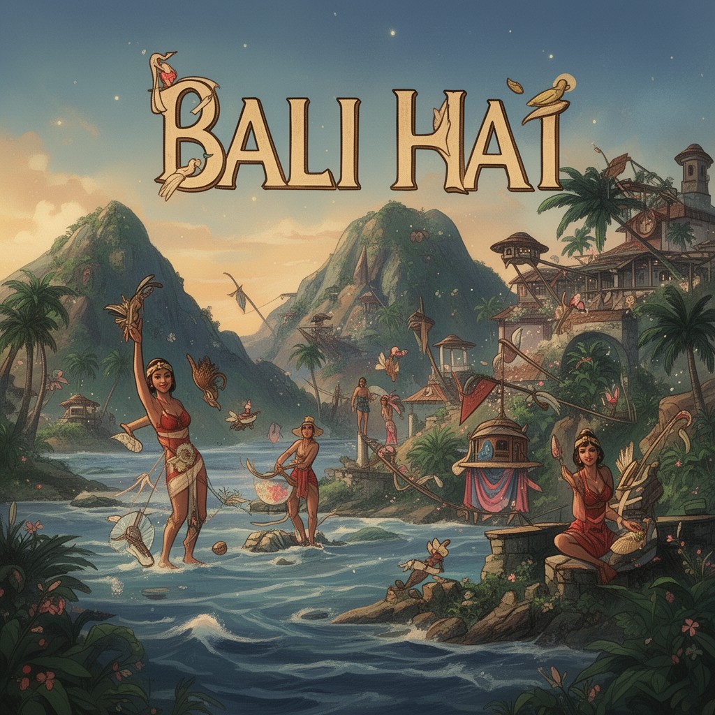 AI-generated illustration of Bali Ha'i