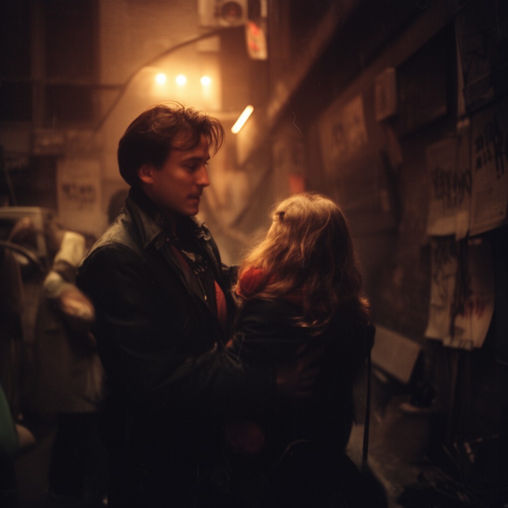 AI-generated illustration of Somewhere (from "West Side Story")