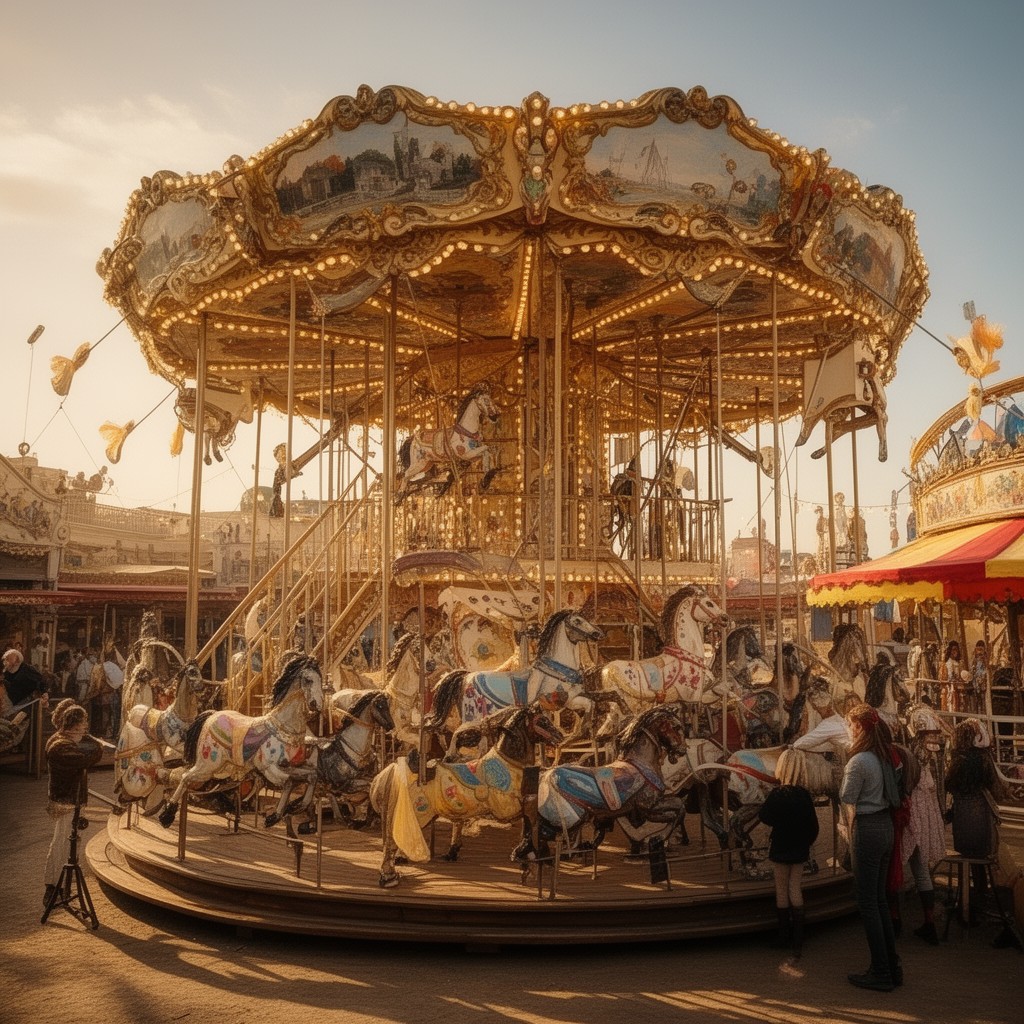 AI-generated illustration of The Carousel Waltz