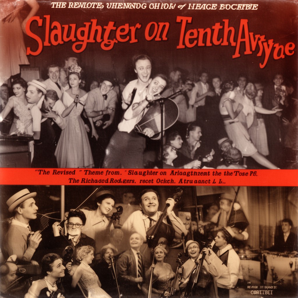 AI-generated illustration of Theme from "Slaughter on Tenth Avenue" (revised)