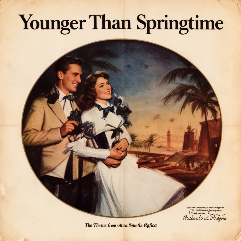 AI-generated illustration of Theme from "Younger Than Springtime" (revised)