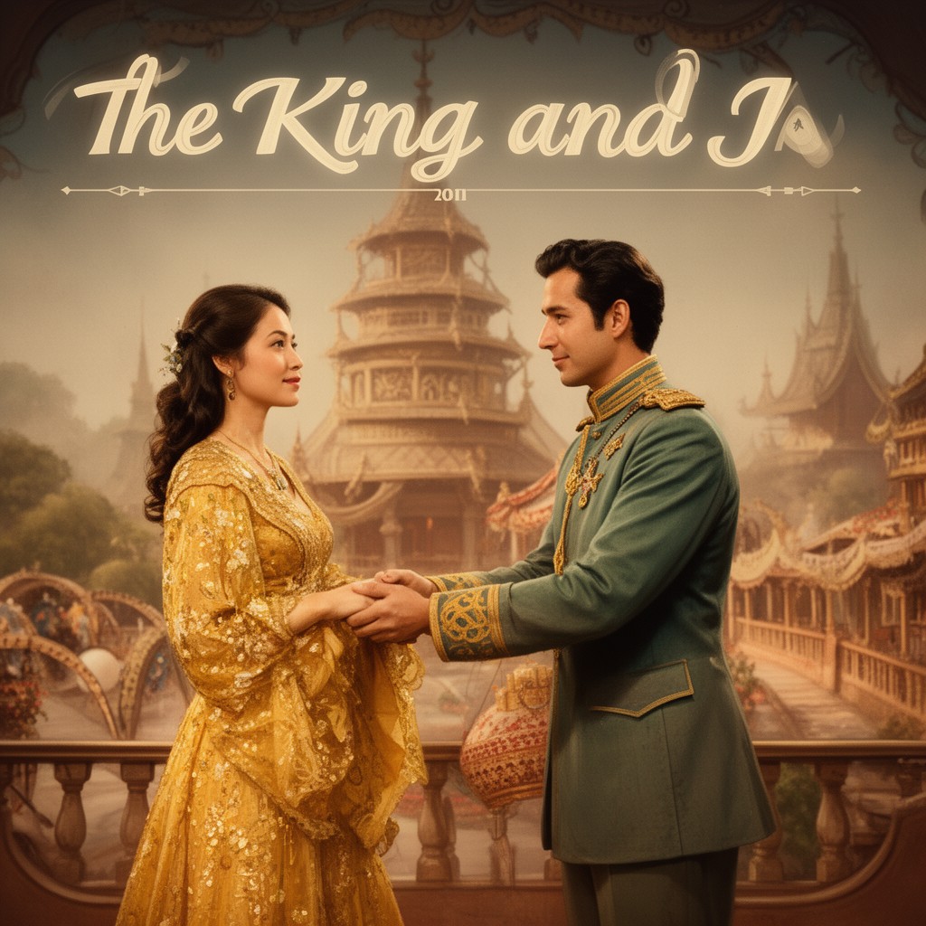 AI-generated illustration of Theme from "The King and I" (musical)