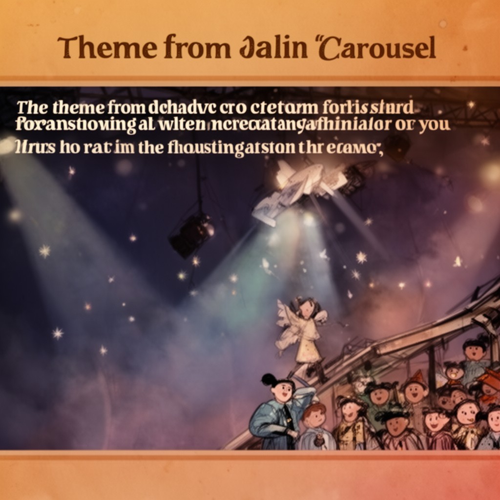 AI-generated illustration of Theme from "Carousel" (musical)