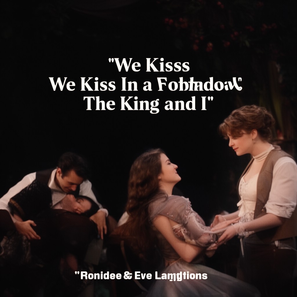 AI-generated illustration of We Kiss in a Shadow