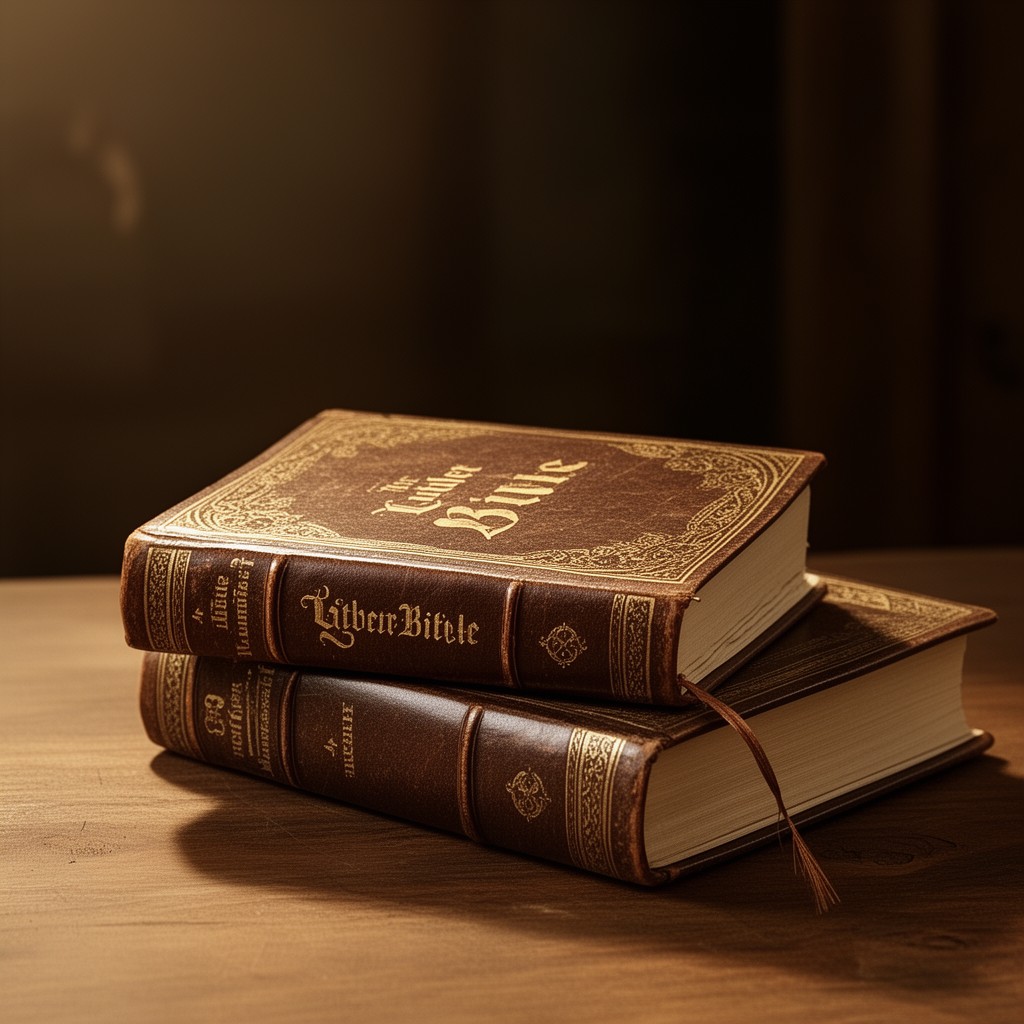 AI-generated illustration of Luther Bible
