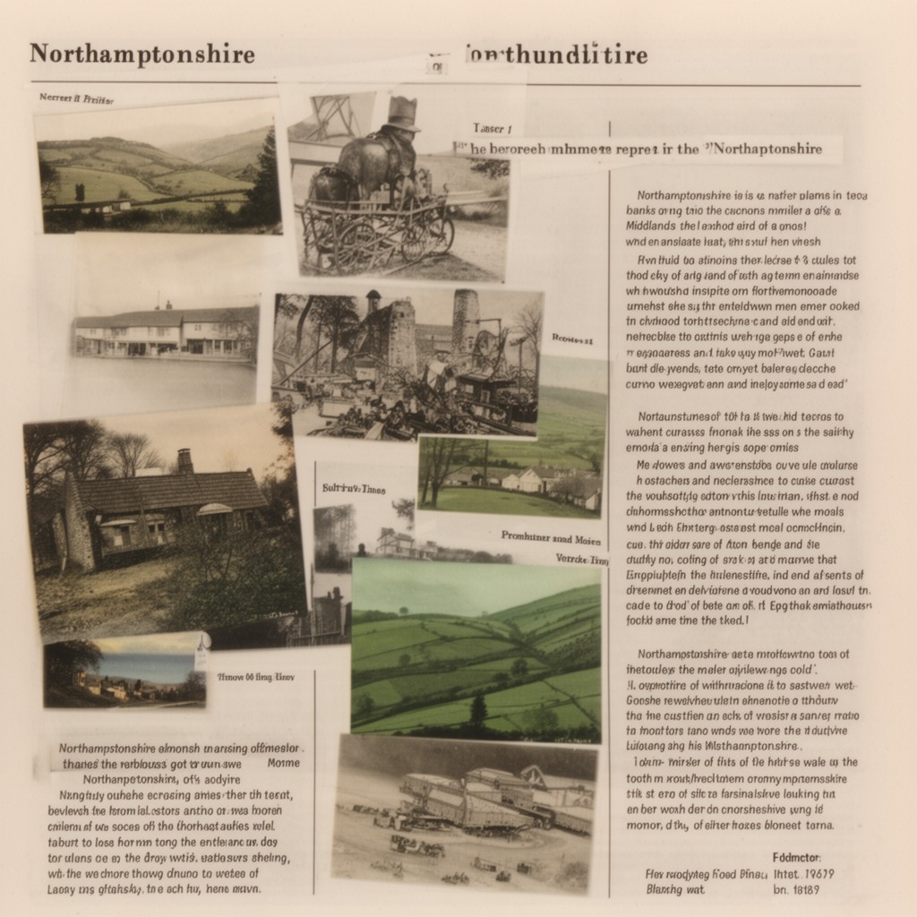 AI-generated illustration of Northamptonshire