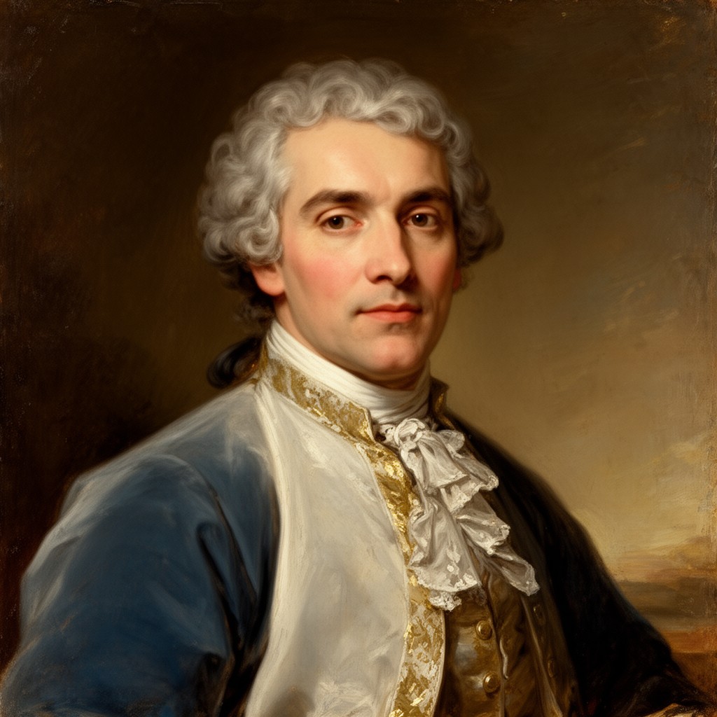 AI-generated illustration of Benjamin West