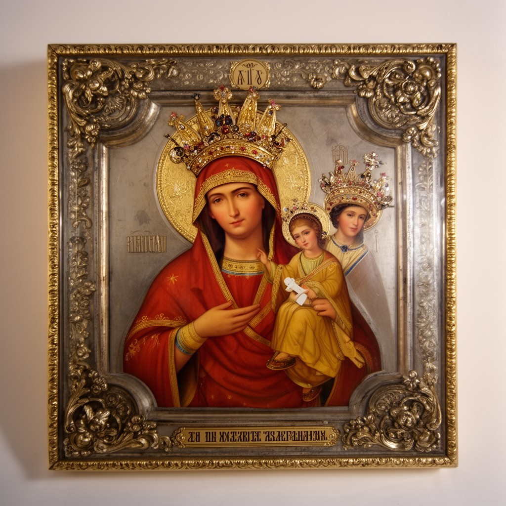 AI-generated illustration of Our Lady of Kazan