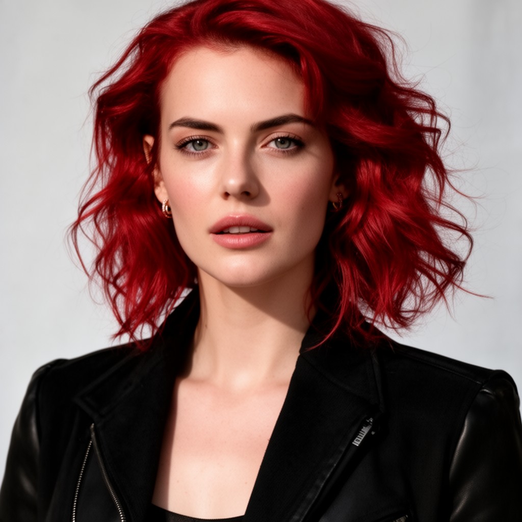 AI-generated illustration of Ruby Rose