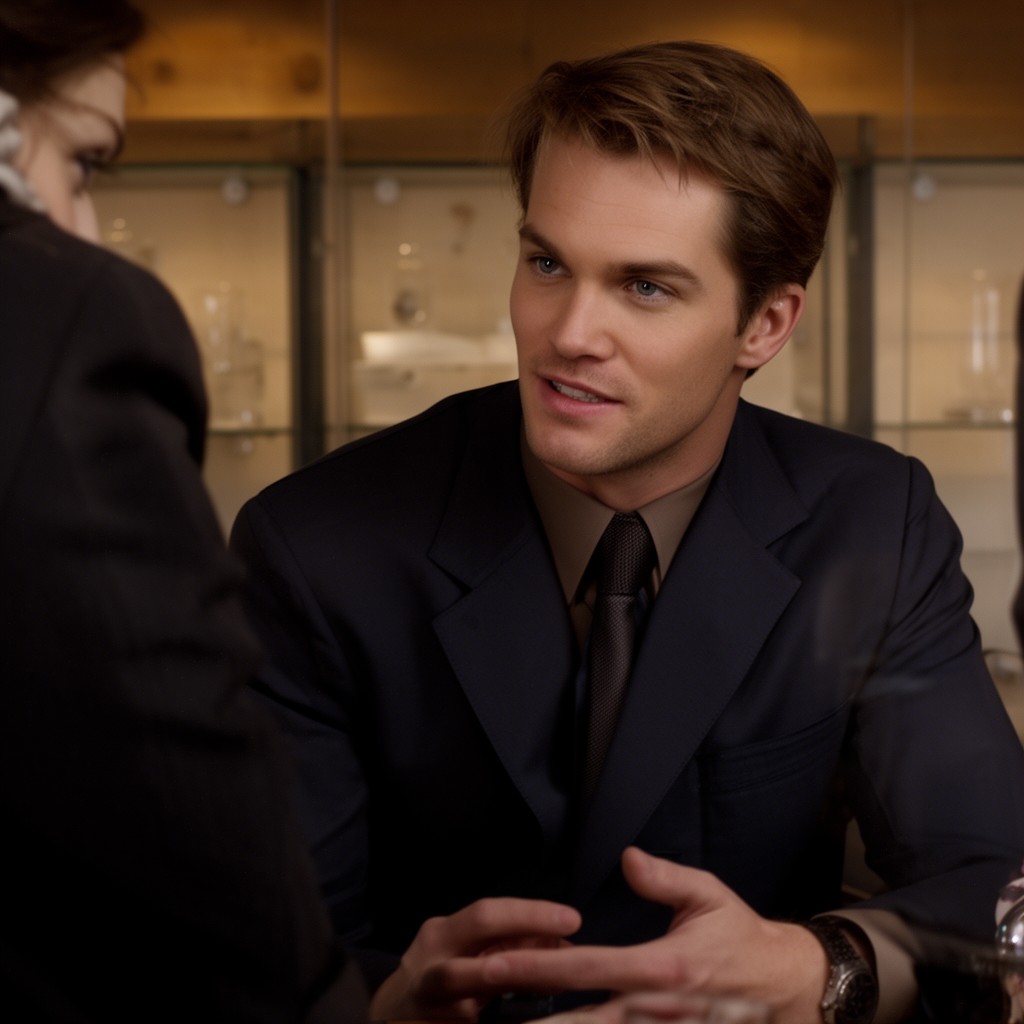 AI-generated illustration of Chris Pine