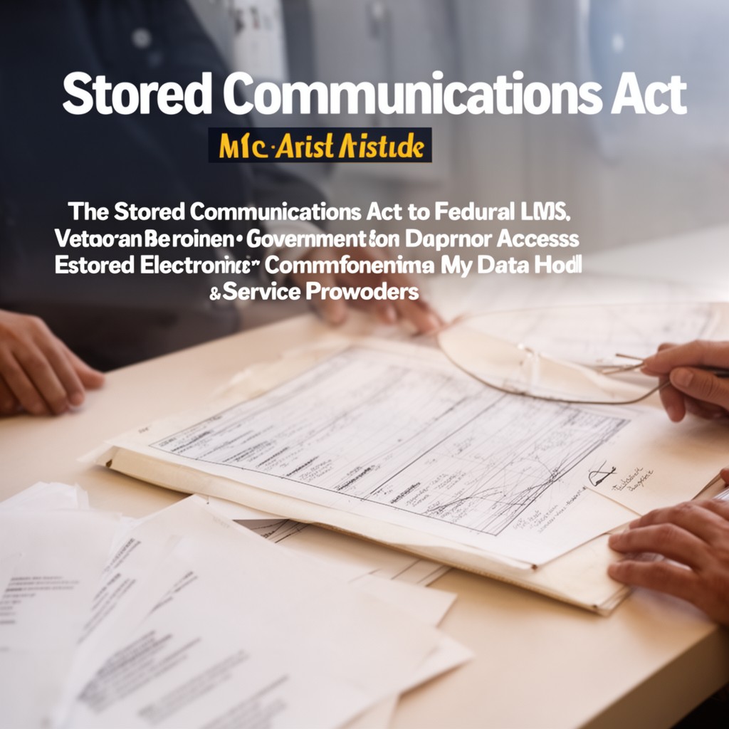 AI-generated illustration of Stored Communications Act