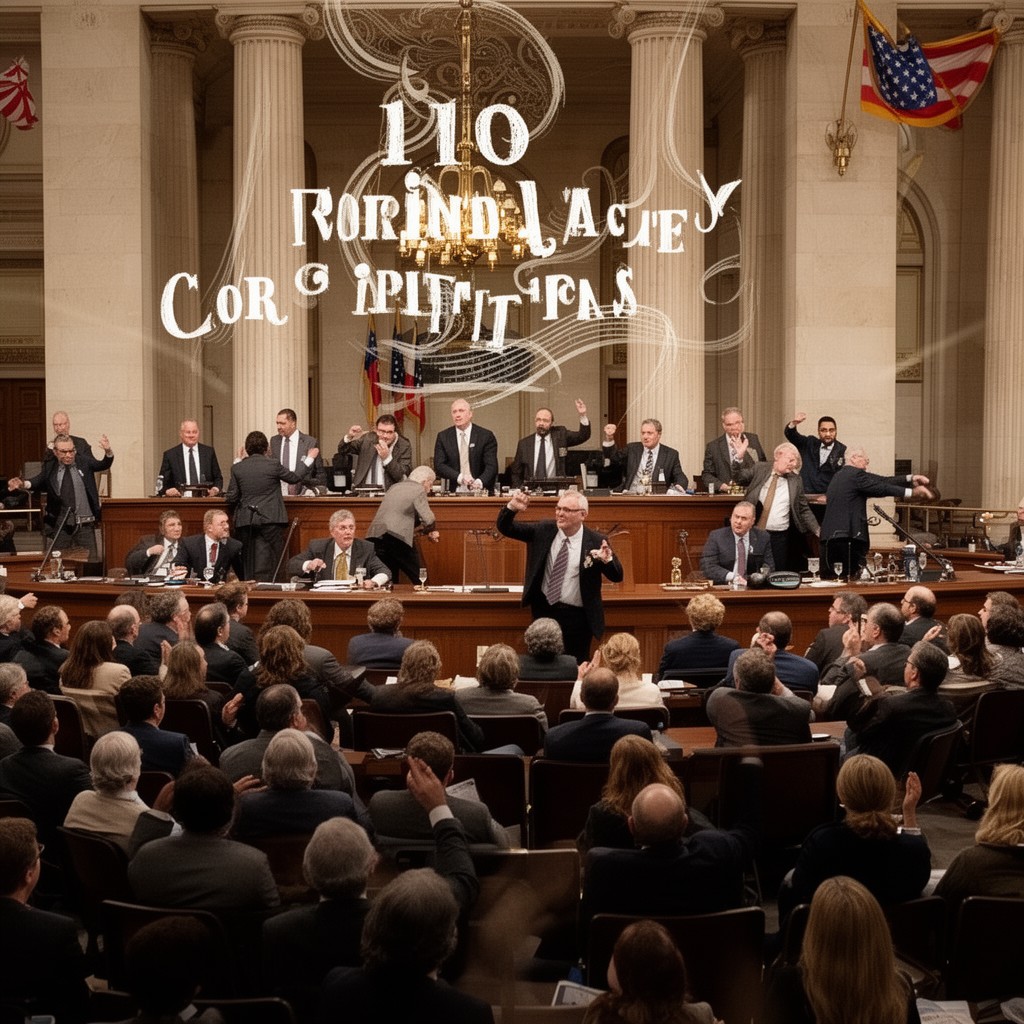 AI-generated illustration of 110th United States Congress
