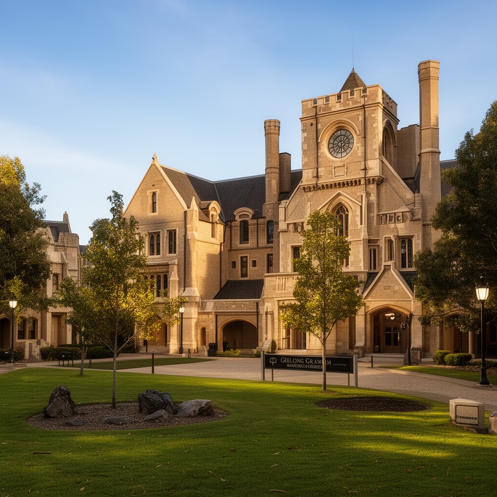 AI-generated illustration of Geelong Grammar School