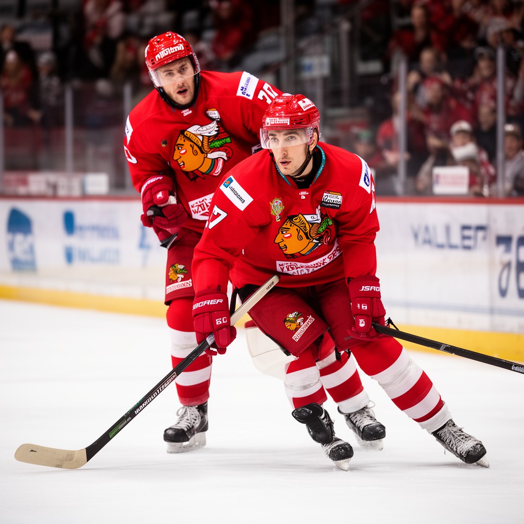 AI-generated illustration of Malmö Redhawks