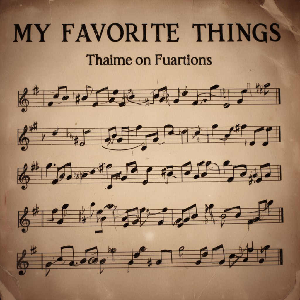 AI-generated illustration of Theme from "My Favorite Things" (revised)