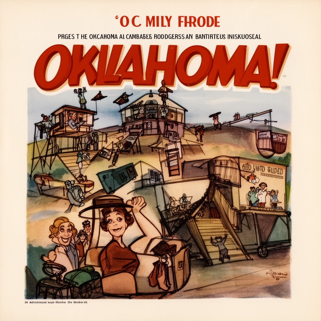 AI-generated illustration of Theme from "Oklahoma!" (film score)