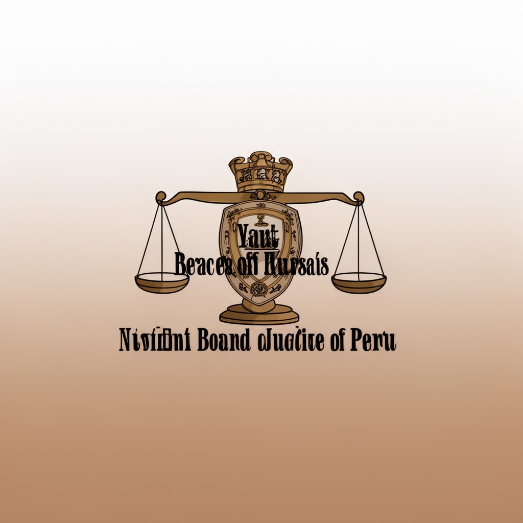 AI-generated illustration of National Board of Justice of Peru