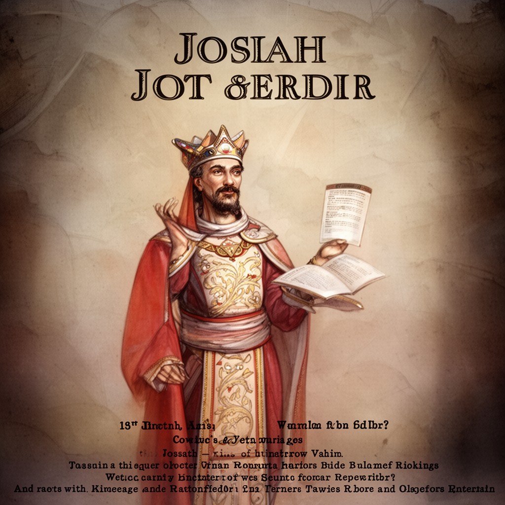 AI-generated illustration of Josiah