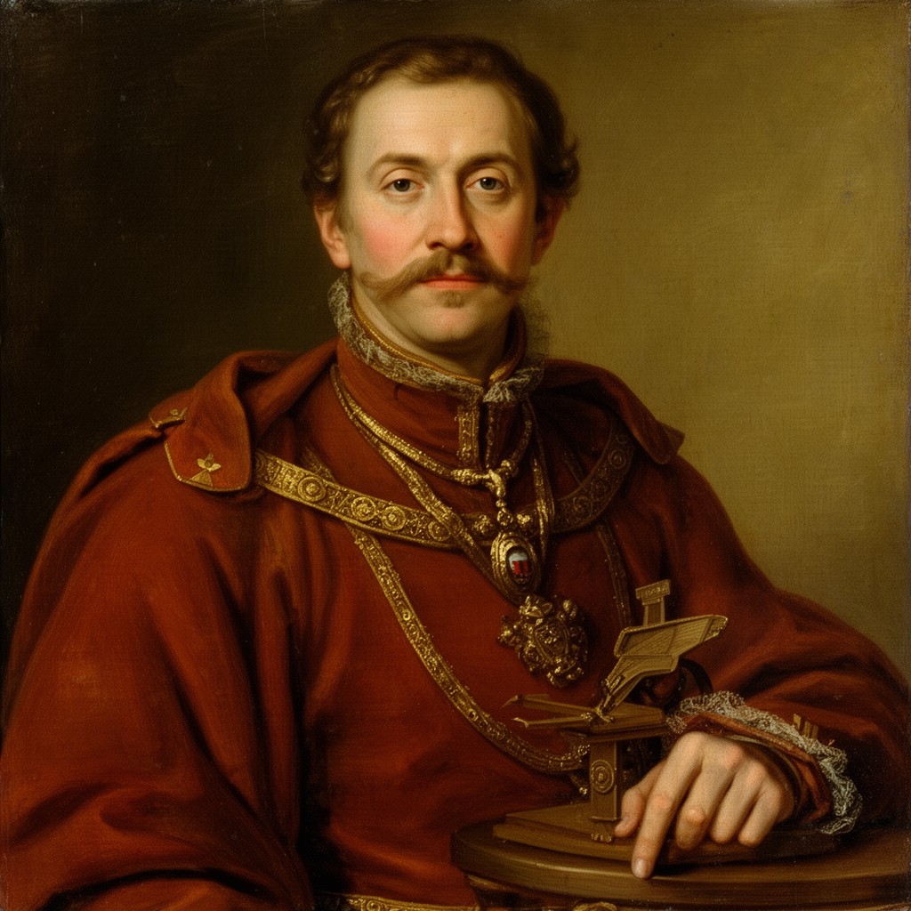 AI-generated illustration of Mikołaj Zebrzydowski