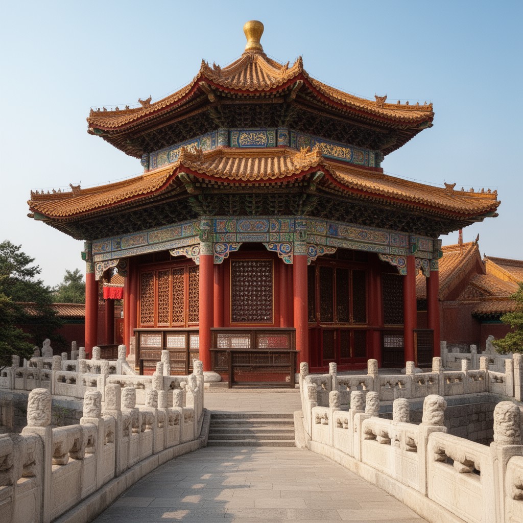 AI-generated illustration of Palace of Heavenly Purity