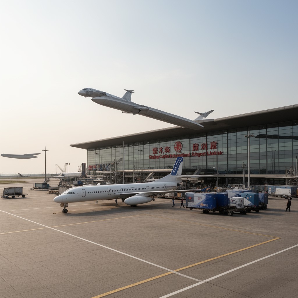 AI-generated illustration of Beijing Capital International Airport Company Limited