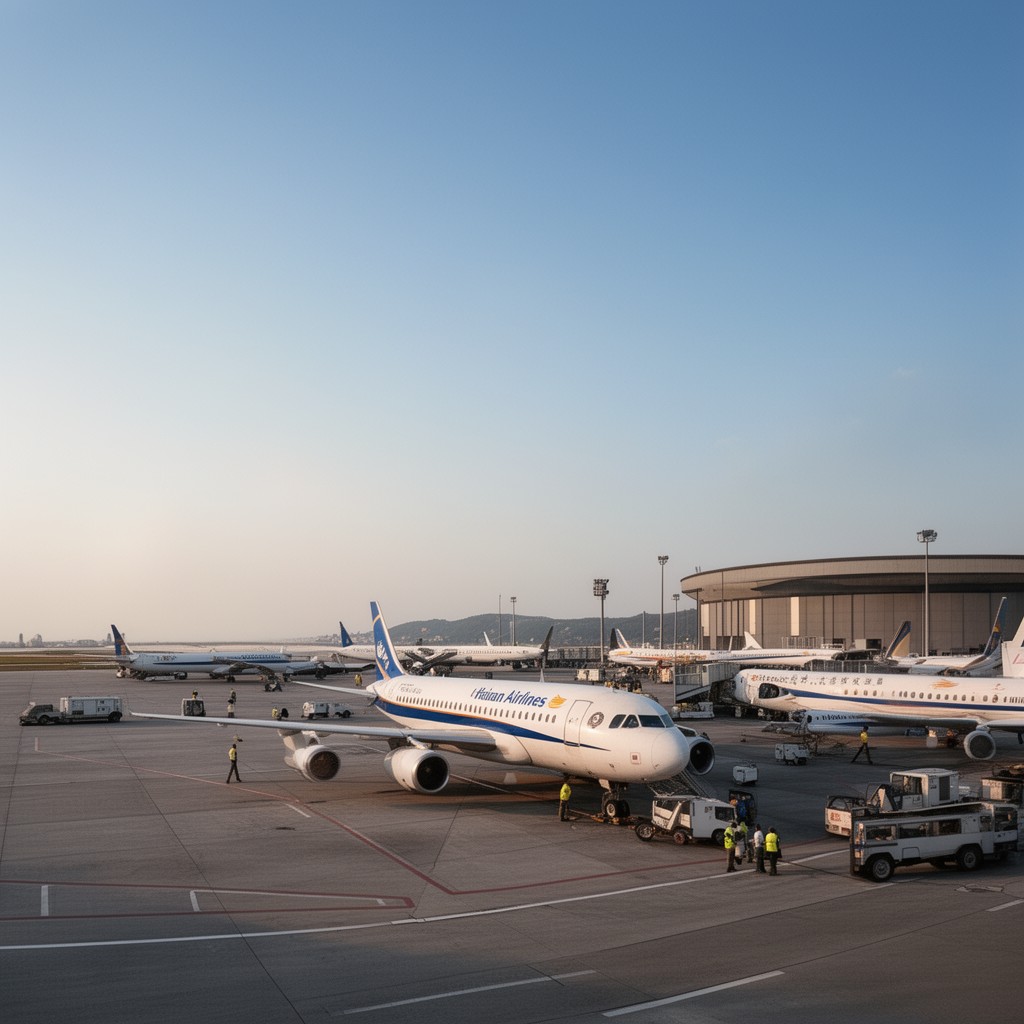 AI-generated illustration of Hainan Airlines