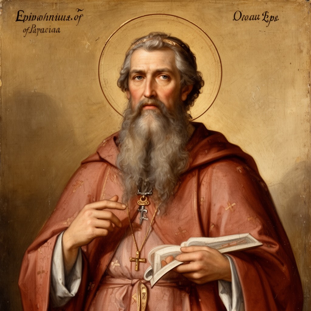 AI-generated illustration of Saint Epiphanius of Pavia