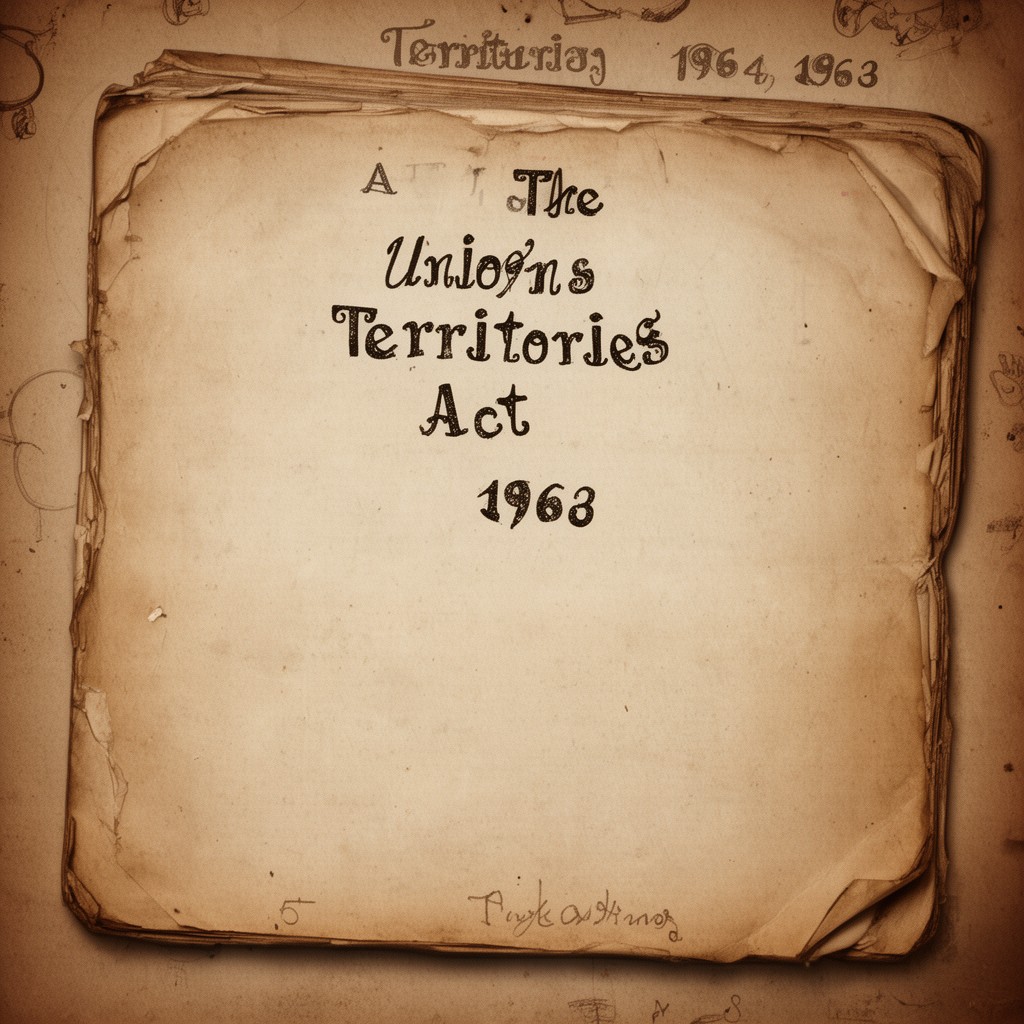 AI-generated illustration of Union Territories Act, 1963