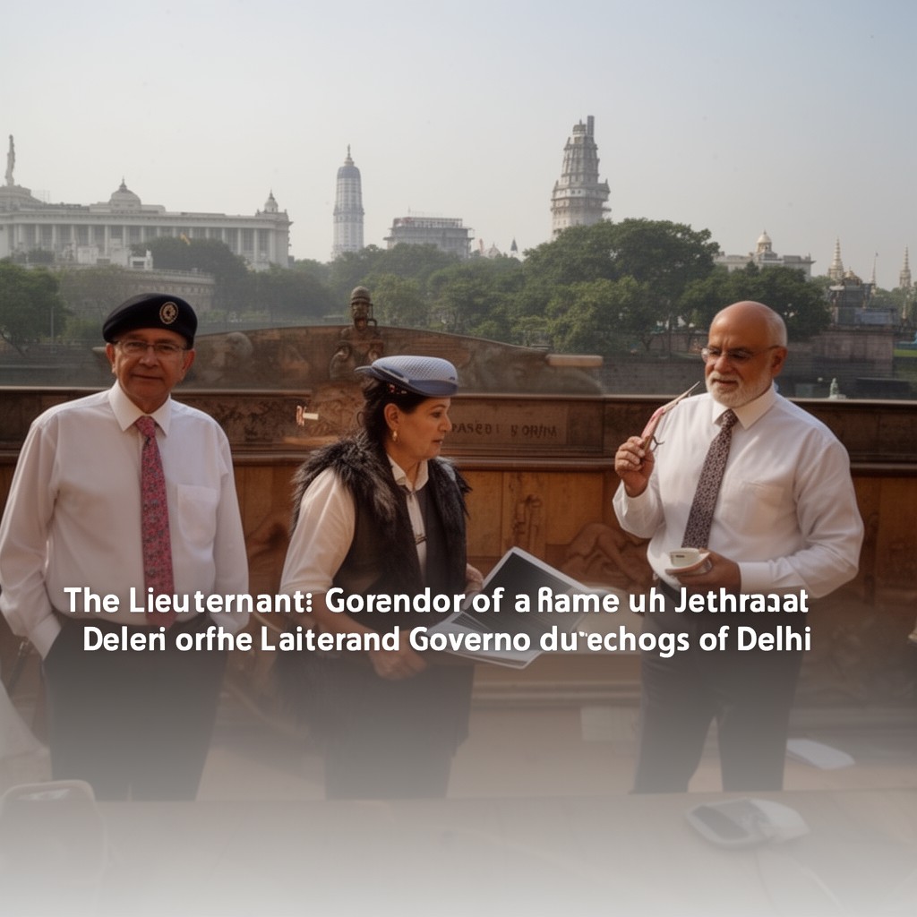 AI-generated illustration of Lieutenant Governor of Delhi
