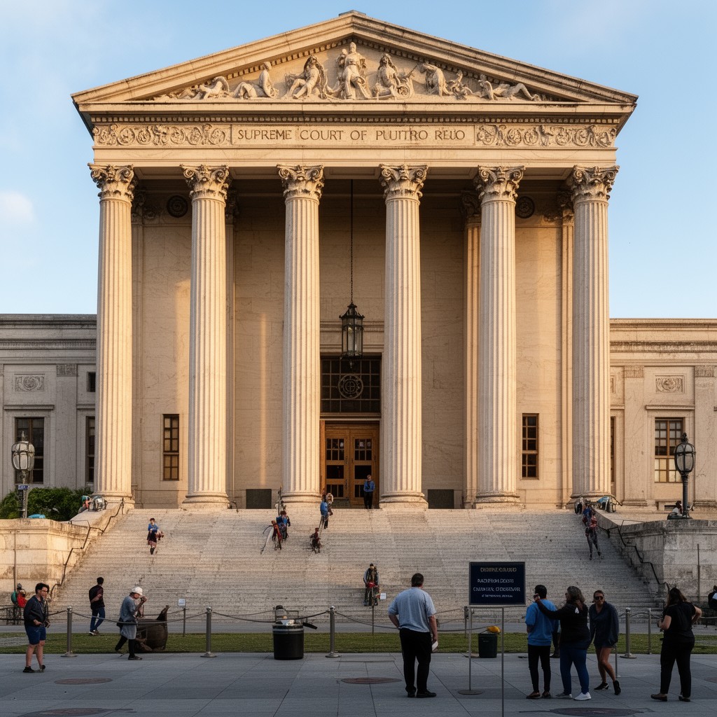AI-generated illustration of Supreme Court of Puerto Rico