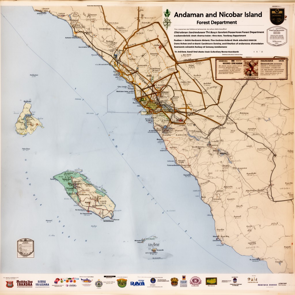 AI-generated illustration of Andaman and Nicobar Islands Forest Department
