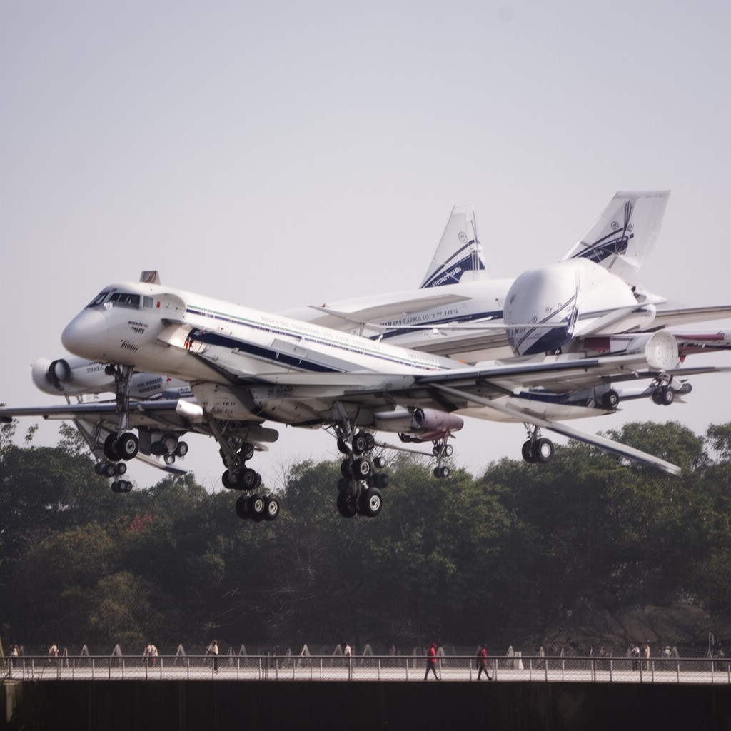 AI-generated illustration of Airports Authority of India
