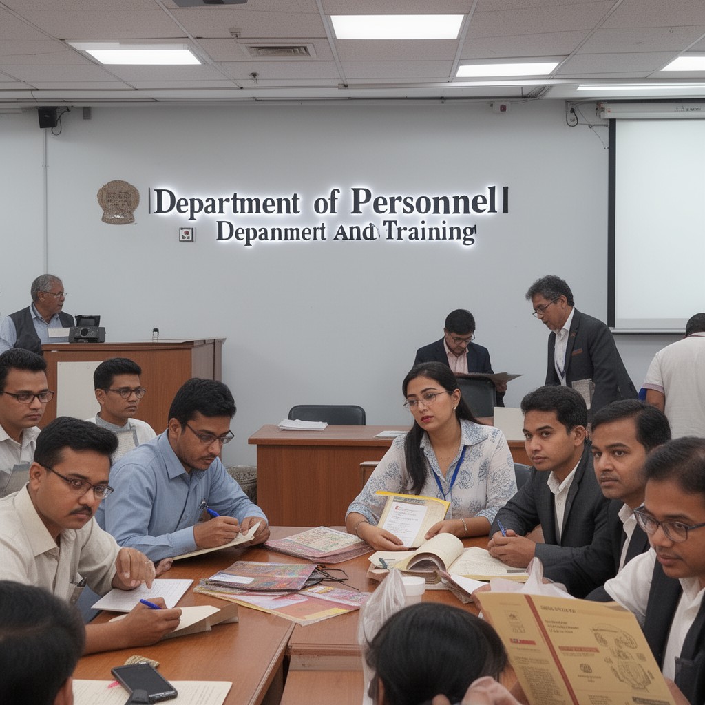 AI-generated illustration of Department of Personnel and Training