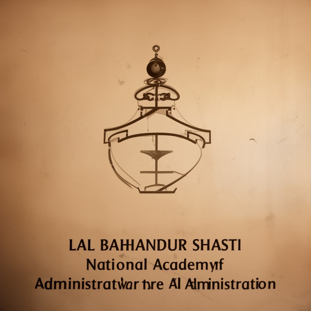 AI-generated illustration of Lal Bahadur Shastri National Academy of Administration