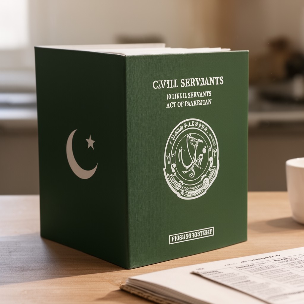 AI-generated illustration of Civil Servants Act of Pakistan