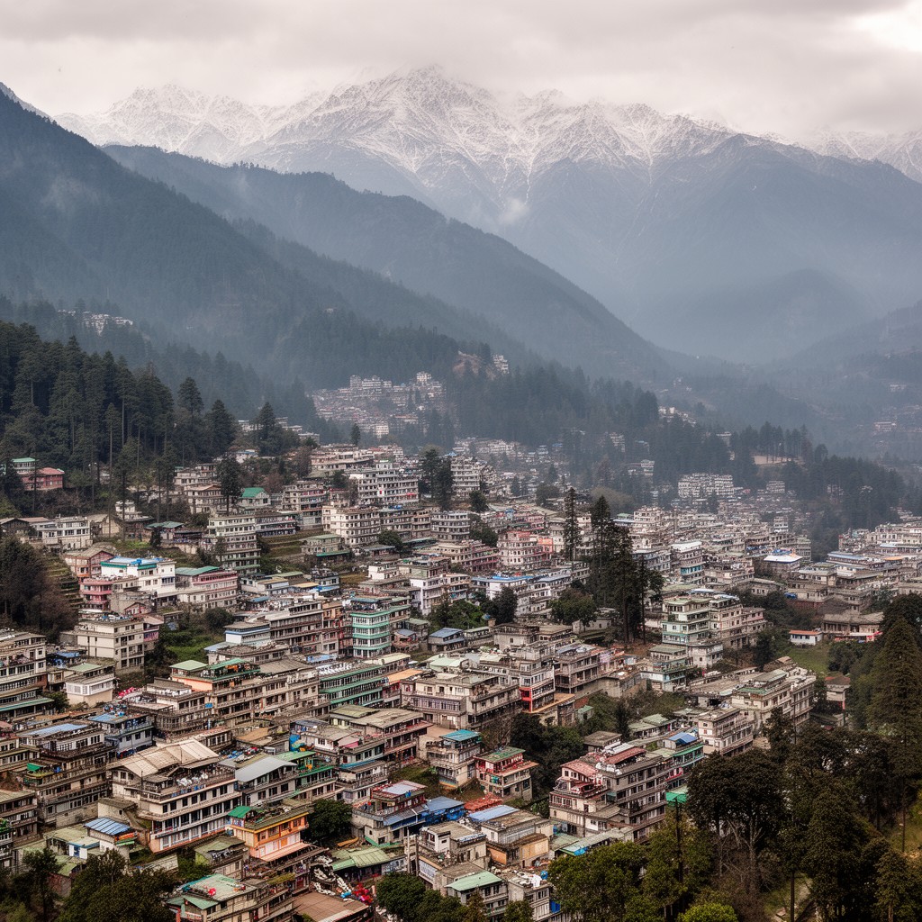 AI-generated illustration of Murree
