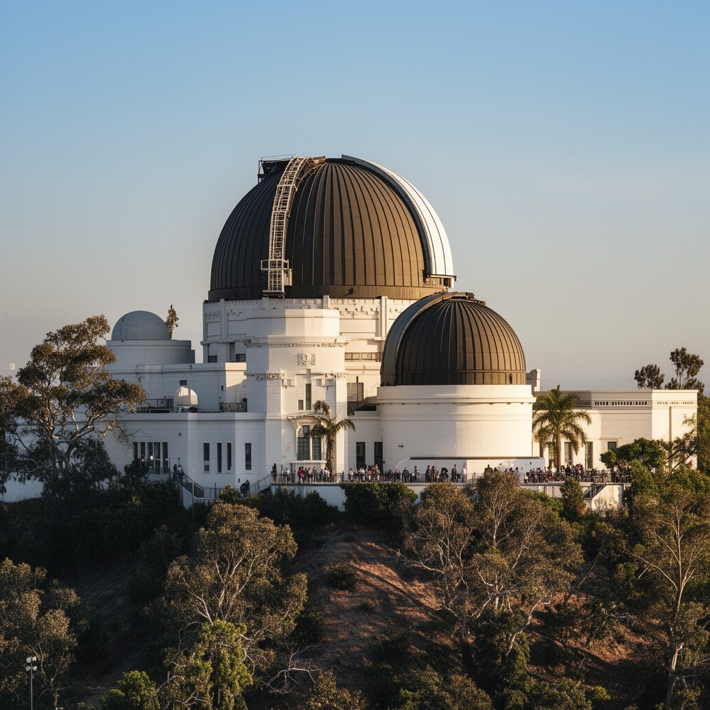AI-generated illustration of Griffith Observatory