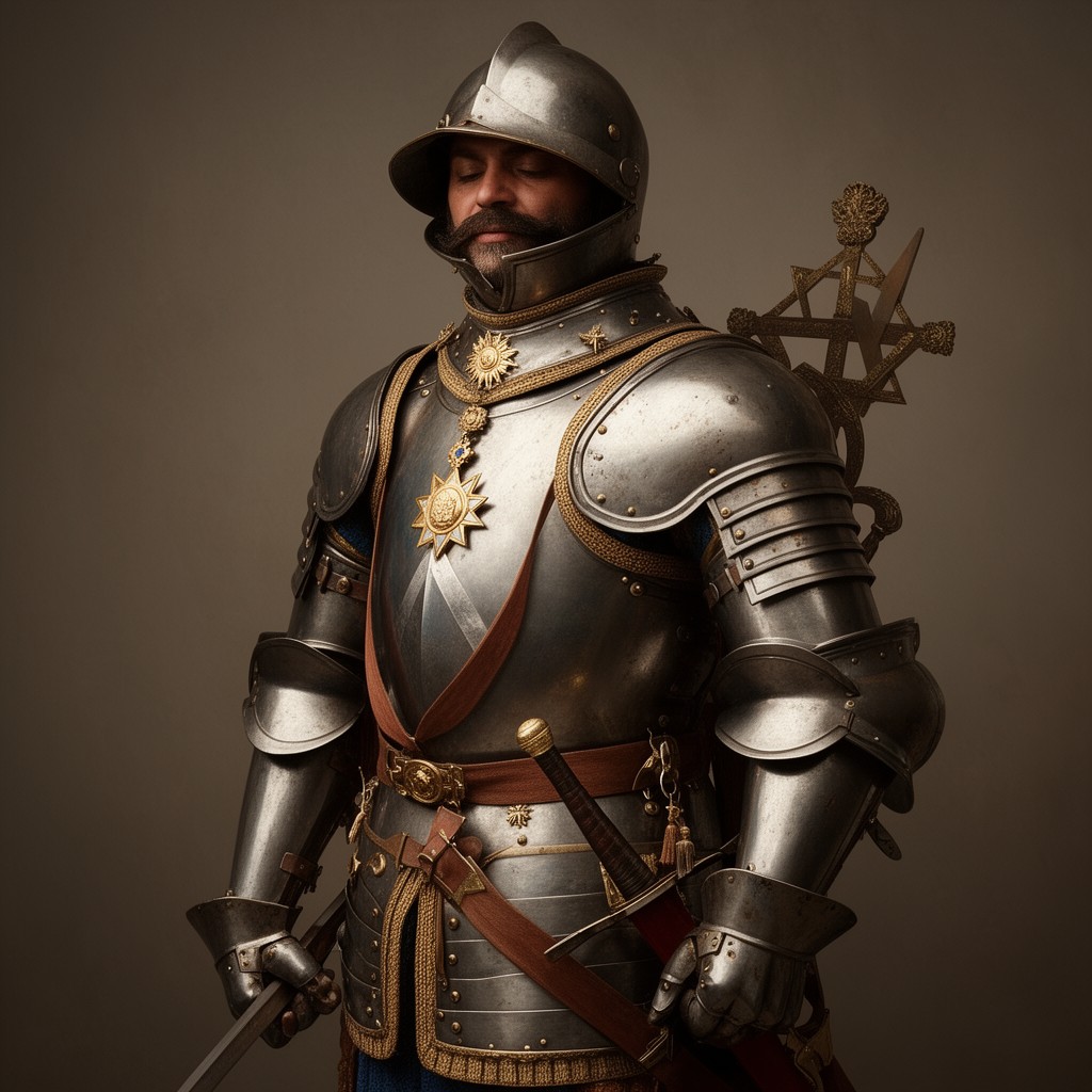 AI-generated illustration of Knight Grand Commander