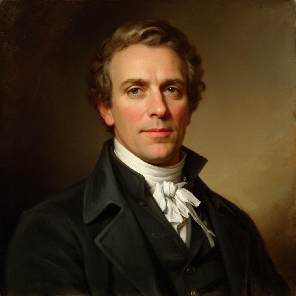 AI-generated illustration of John Newton