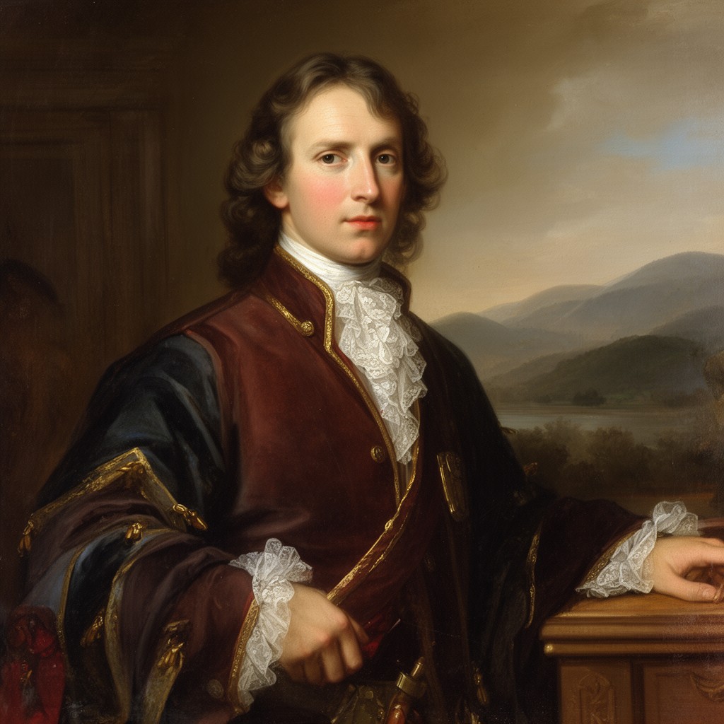 AI-generated illustration of John Campbell, 2nd Duke of Argyll
