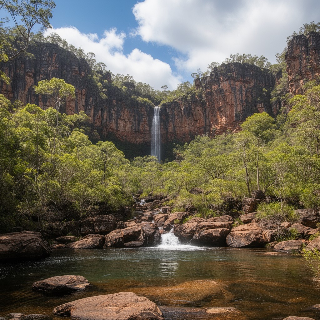 AI-generated illustration of Litchfield National Park