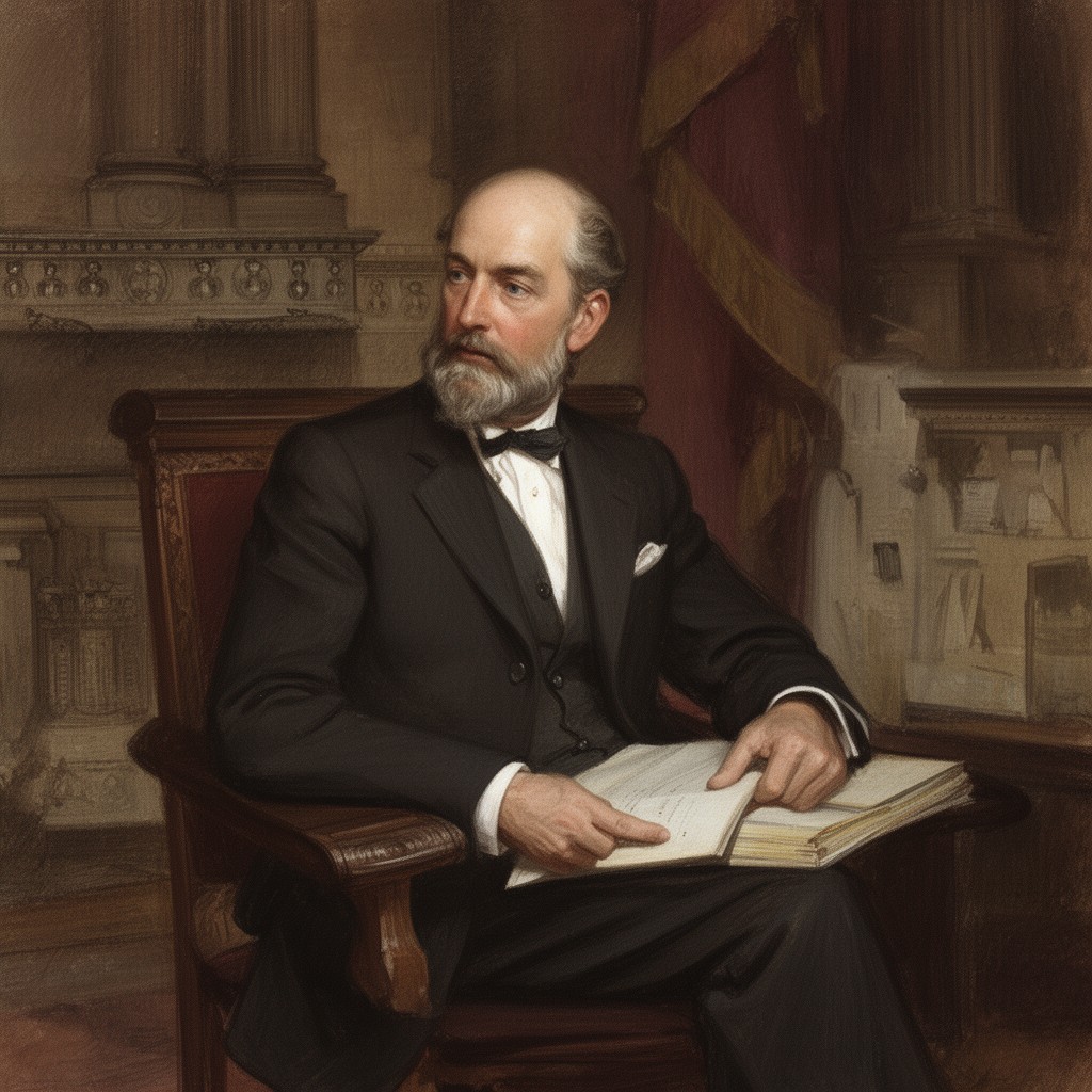 AI-generated illustration of Walter Edward Barry