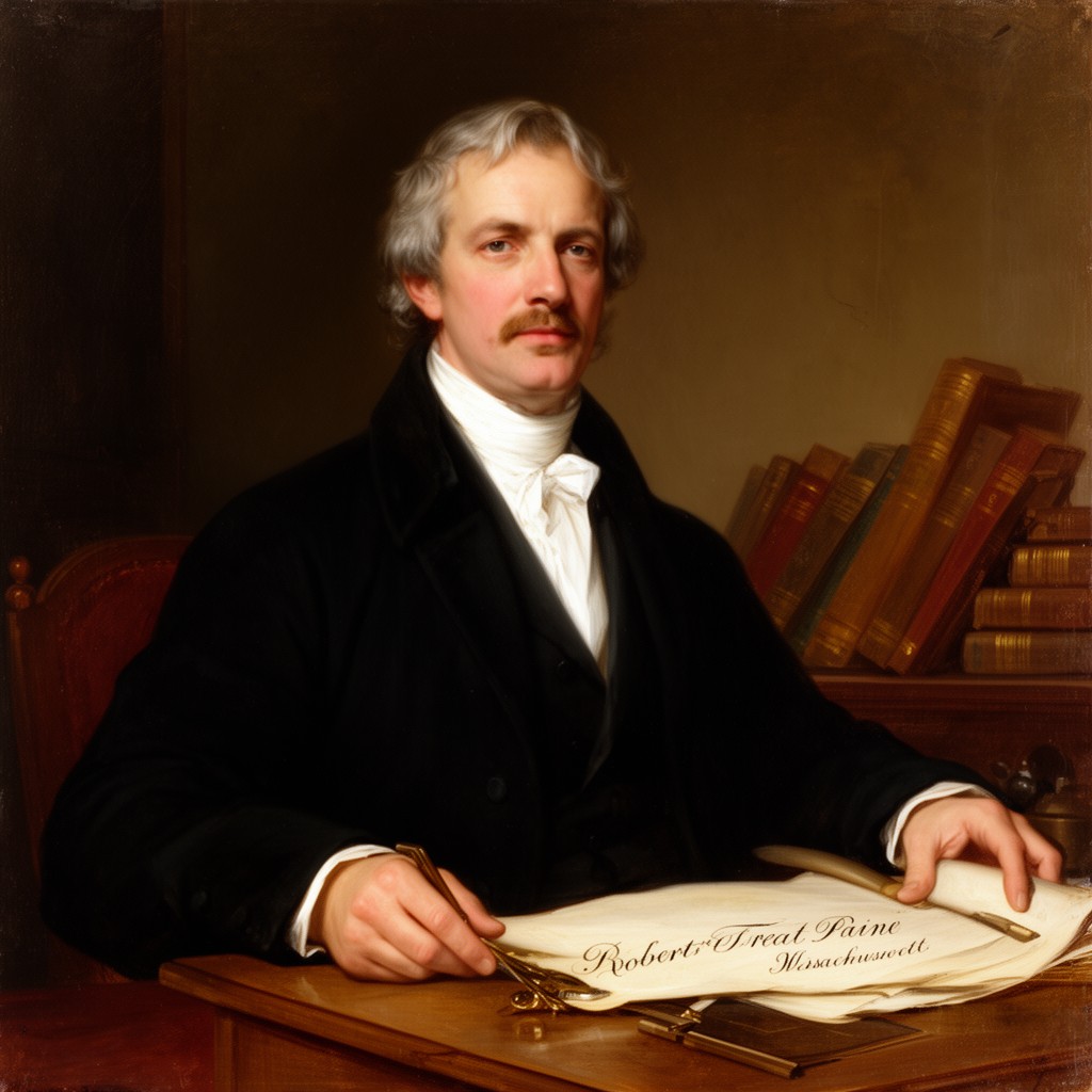 AI-generated illustration of Robert Treat Paine