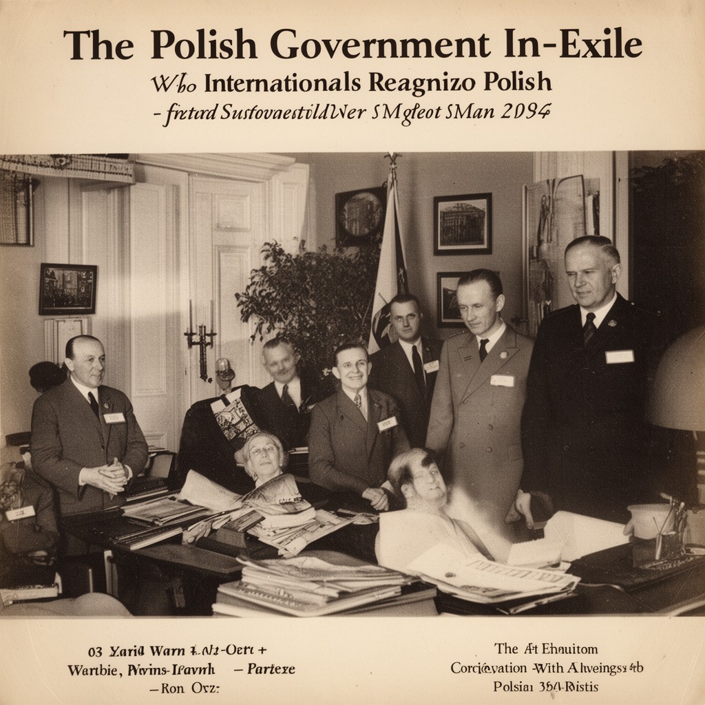 AI-generated illustration of Polish government-in-exile